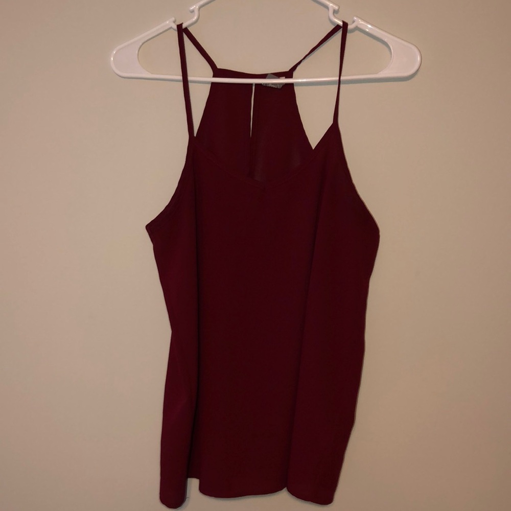 Red tank top